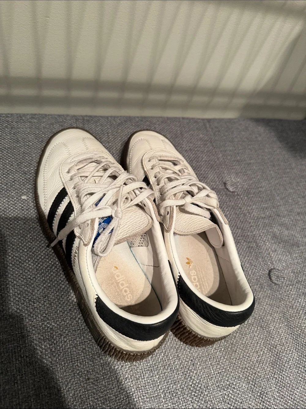 adidas Samba Platform Sneakers - White, Black, Brown
